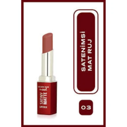 golden rose mood satiny matte lipstick 03