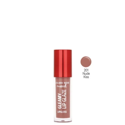 golden rose mood gleamy lip glaze lipgloss 201
