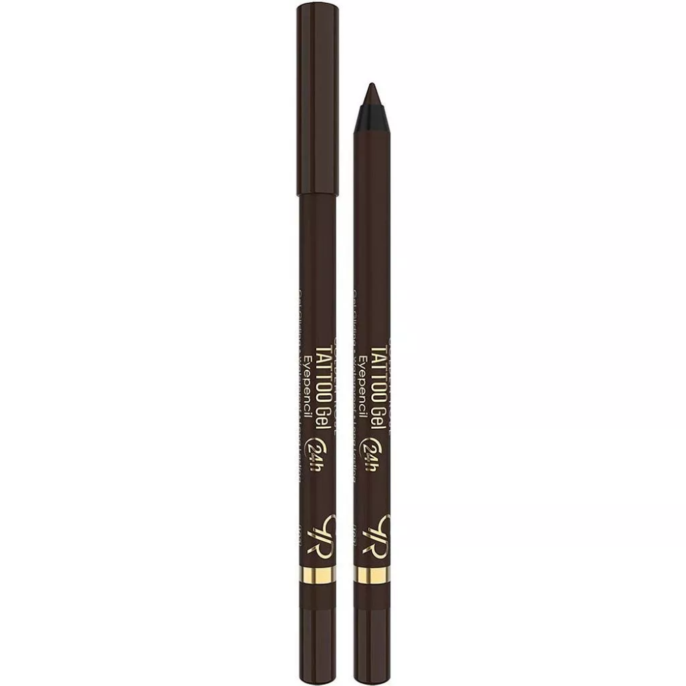 golden-rose-tattoo-gel-eyepencil-crayon-yeux-103-brown golden rose tattoo gel eye pencil 103 BROWN