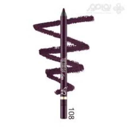 golden rose tattoo gel eye pencil 108