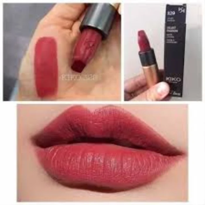 kiko velvet passion matte lipstick 329