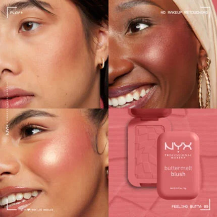 nyx buttermelt blush 09 feeling butta