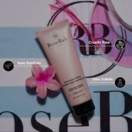 rose baie gommage cheveux