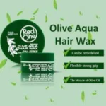 red one olive aqua hair wax