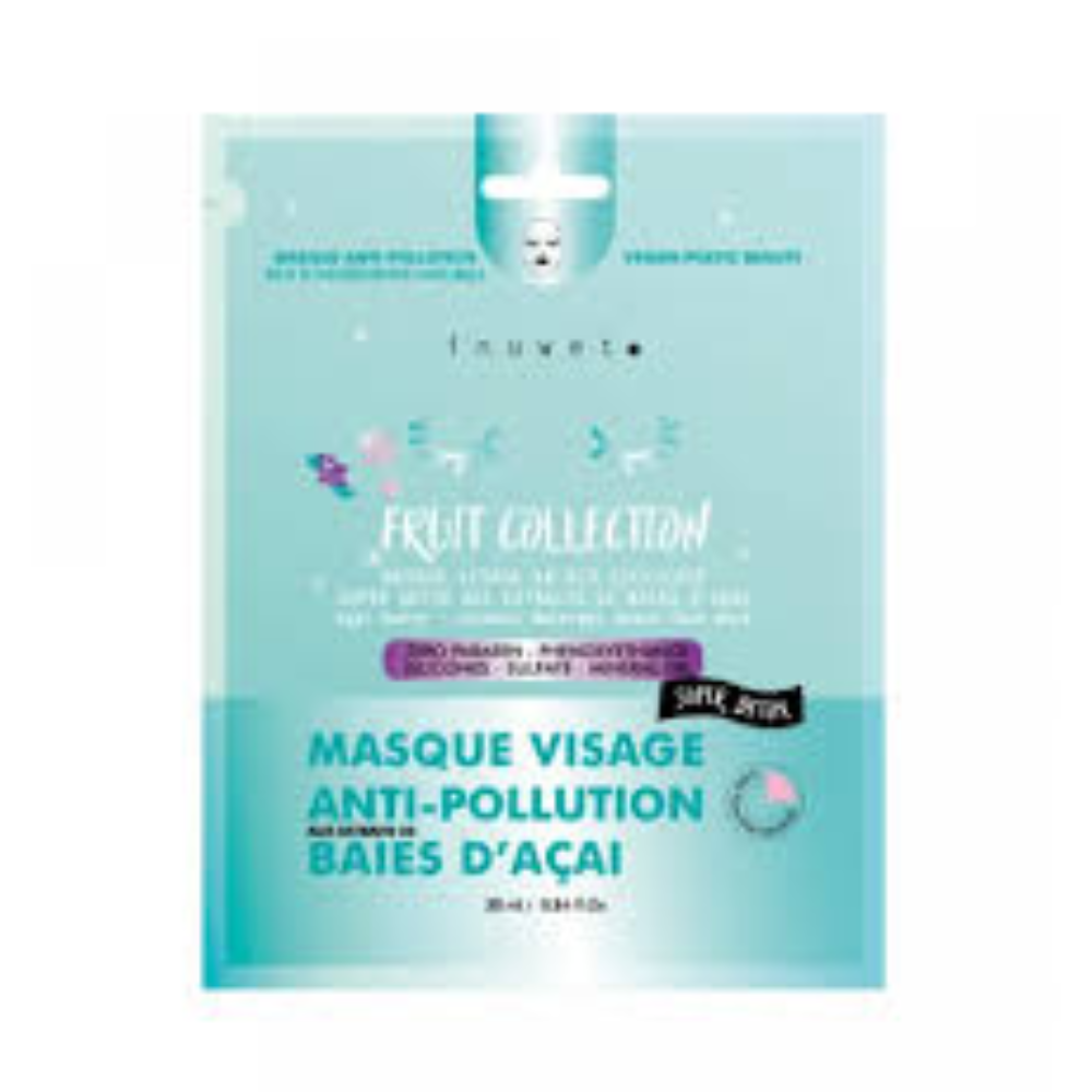 MASQUE VISAGE ANTI POLLUTION BAIES D'ACAI