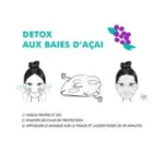 MASQUE VISAGE ANTI POLLUTION BAIES D'ACAI